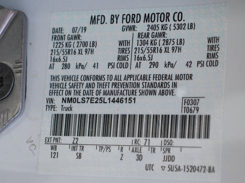 Used 2020 Ford Transit Connect XL image 42