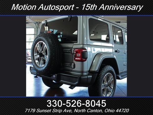 Used 2021 Jeep Wrangler Unlimited Sahara w/ LED Lighting Group AWD/4WD image 15