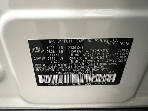 Used 2017 Subaru Outback 2.5i Premium AWD/4WD image 31