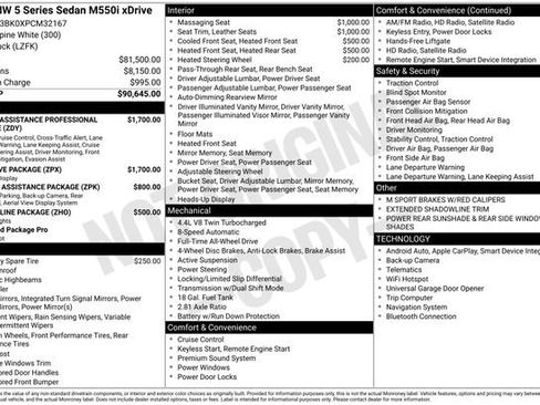Certified 2023 BMW M550i xDrive w/ Executive Package image 41