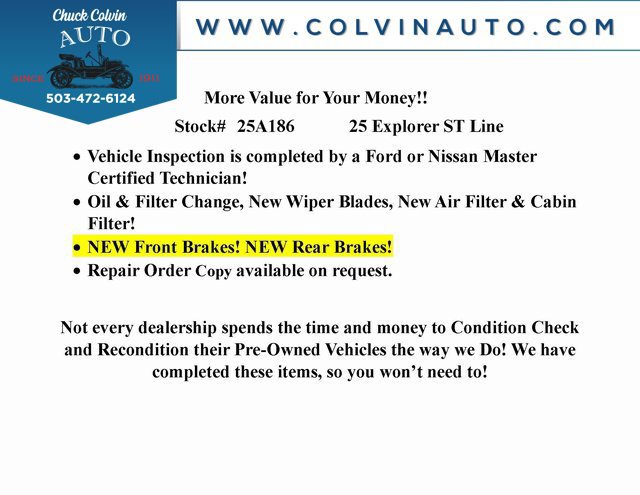 Used 2025 Ford Explorer ST-Line w/ ST-Line Street Pack AWD/4WD image 10