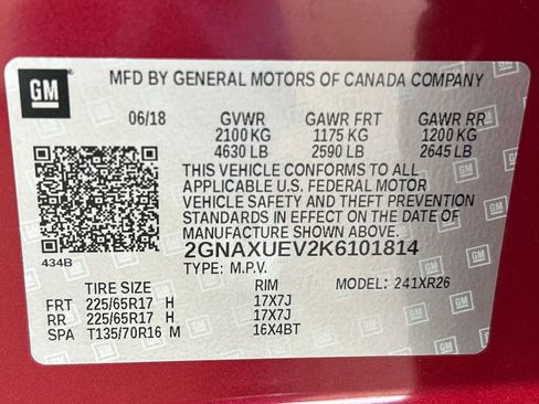 Used 2019 Chevrolet Equinox LT AWD/4WD image 32