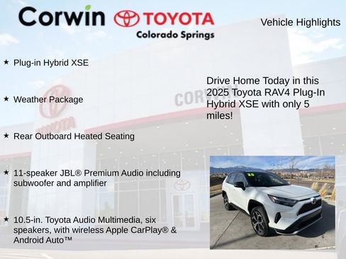 Used 2025 Toyota RAV4 XSE w/ Weather Package image 7