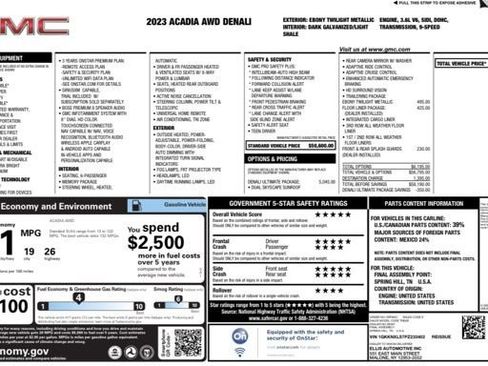 Used 2023 GMC Acadia Denali w/ Denali Ultimate Package image 31