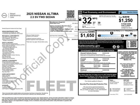Used 2025 Nissan Altima 2.5 SV image 3