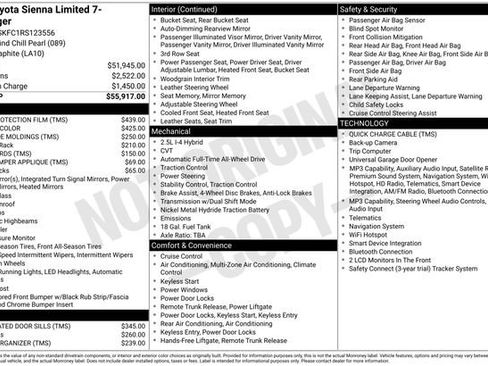 Used 2024 Toyota Sienna Limited image 9