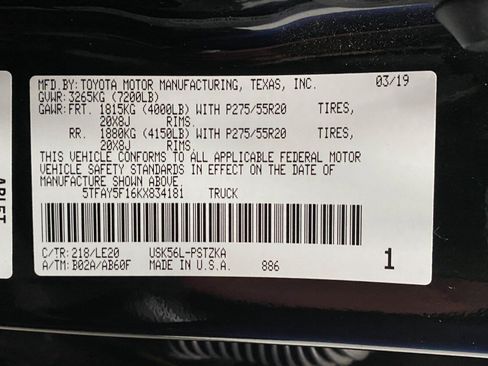 Used 2019 Toyota Tundra Platinum AWD/4WD image 31