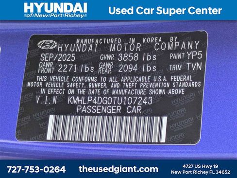 Used 2026 Hyundai Elantra Limited w/ Cargo Package image 38