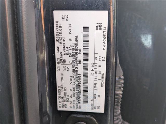 Used 2022 Ford F150 Platinum w/ Equipment Group 701A High AWD/4WD image 15