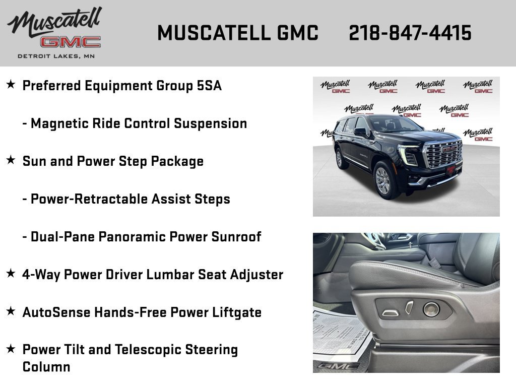 Used 2026 GMC Yukon Denali w/ Sun & Power Step Package AWD/4WD image 18