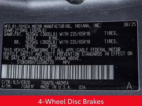 Certified 2025 Toyota Highlander XLE AWD/4WD image 34