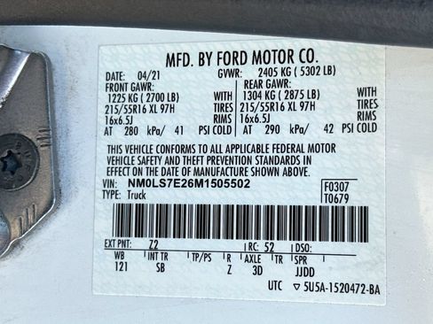 Used 2021 Ford Transit Connect XL FWD image 37