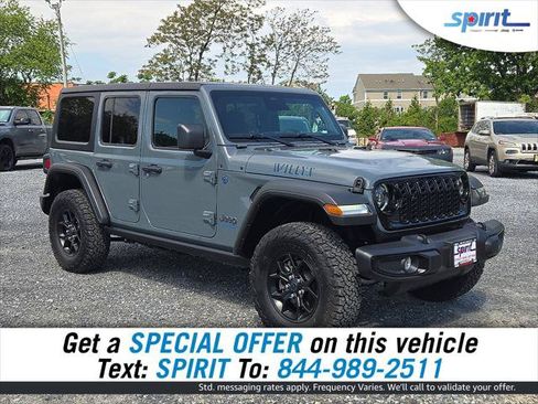Certified 2025 Jeep Wrangler Unlimited Sport S 4xe AWD/4WD image 1