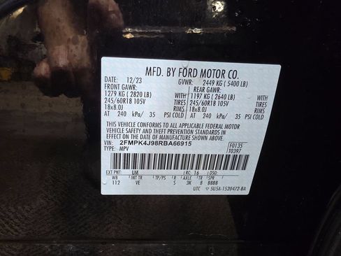 Used 2024 Ford Edge SEL AWD/4WD image 25