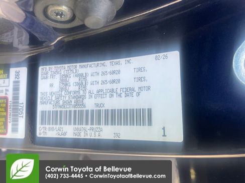 New 2026 Toyota Tundra Platinum image 30