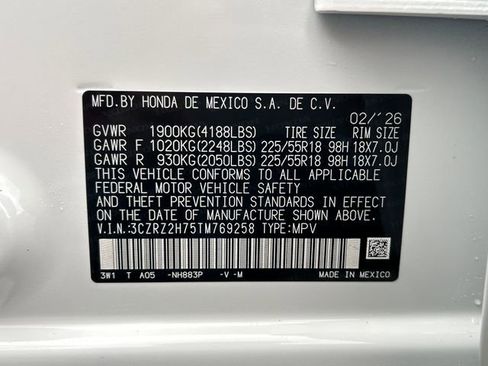New 2026 Honda HR-V EX-L image 19