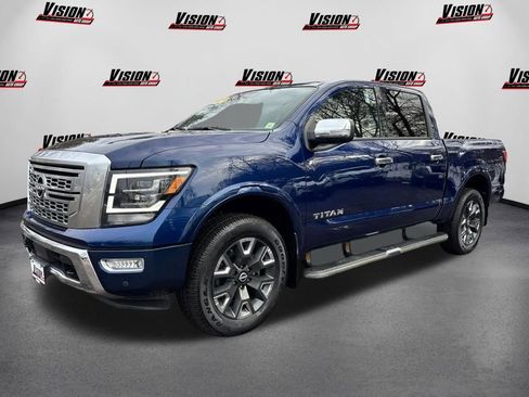 Certified 2023 Nissan Titan Platinum Reserve w/ Off Road Protection Package AWD/4WD image 1