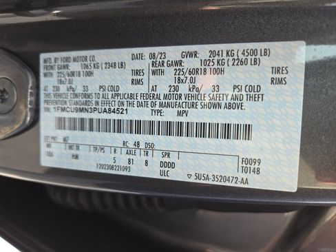 Certified 2023 Ford Escape ST-Line w/ Tech Pack #1 image 27