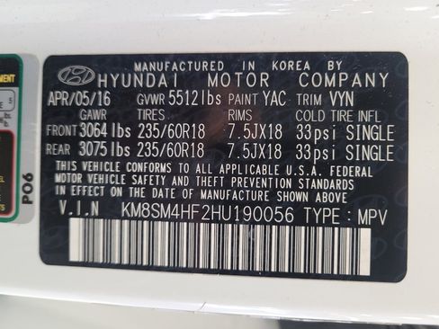 Used 2017 Hyundai Santa Fe SE image 33