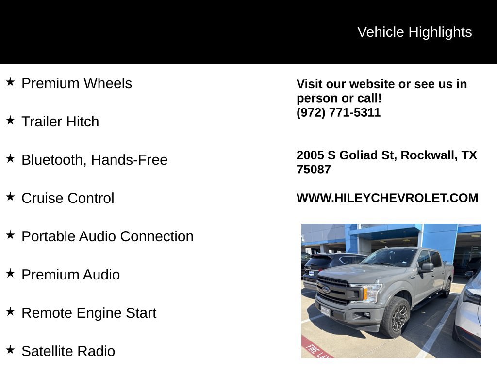 Used 2018 Ford F150 XLT w/ Equipment Group 302A Luxury RWD image 8
