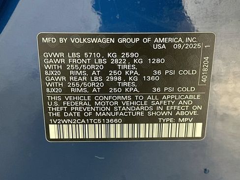 Used 2026 Volkswagen Atlas SE FWD image 30