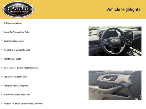 Used 2023 Chevrolet Traverse LT w/ Rear Camera Mirror Package AWD/4WD image 7