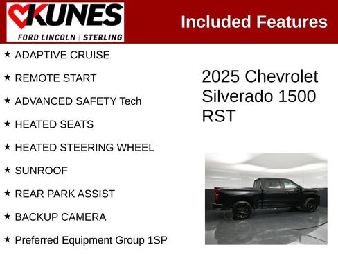 Used 2025 Chevrolet Silverado 1500 RST w/ True North Edition Plus AWD/4WD image 2