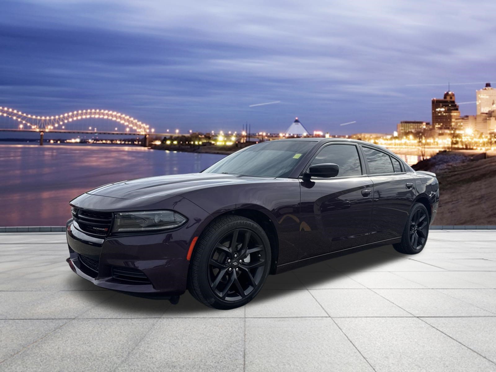 Used 2022 Dodge Charger SXT w/ Blacktop Package RWD image 1