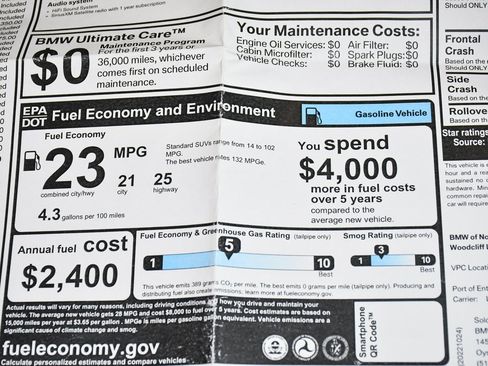 Used 2023 BMW X6 xDrive40i w/ M Sport Package image 71