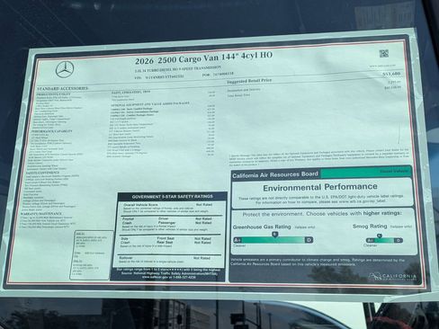 New 2026 Mercedes-Benz Sprinter 144 Cargo image 15