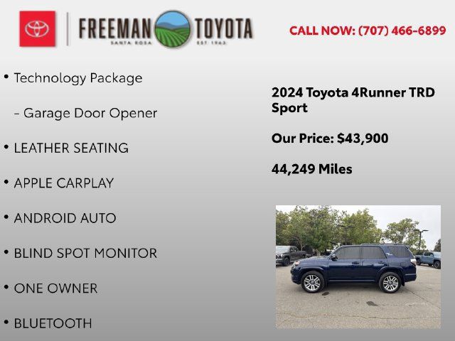 Used 2024 Toyota 4Runner TRD Sport w/ Technology Package AWD/4WD image 9