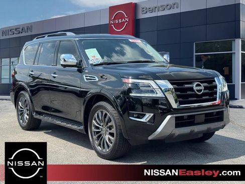 Certified 2024 Nissan Armada Platinum w/ Captain's Chairs Package RWD image 1