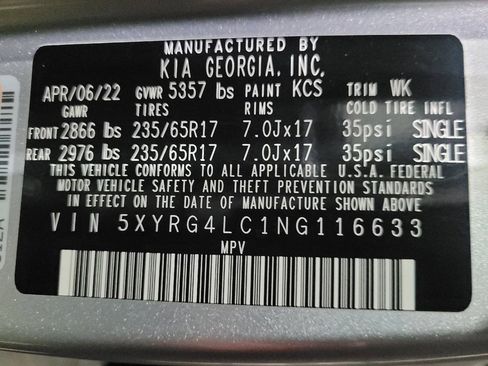 Used 2022 Kia Sorento LX image 33