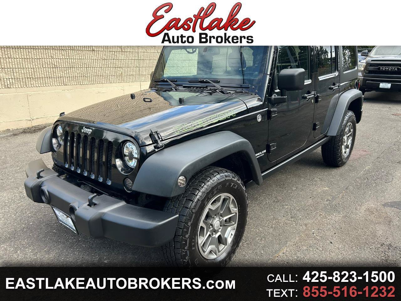 Used 2014 Jeep Wrangler Unlimited Rubicon w/ Connectivity Group AWD/4WD image 1
