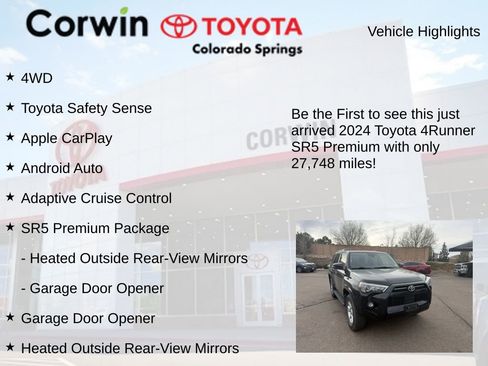 Used 2024 Toyota 4Runner SR5 Premium image 4