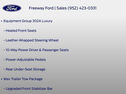 Certified 2020 Ford F150 XLT w/ Equipment Group 302A Luxury AWD/4WD image 14