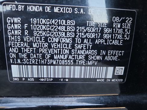 Used 2023 Honda HR-V EX-L image 35