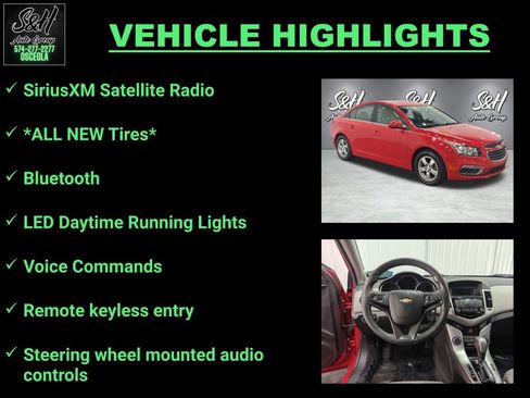 Used 2015 Chevrolet Cruze LT FWD image 3