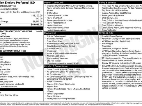 Used 2025 Buick Enclave Preferred FWD image 31