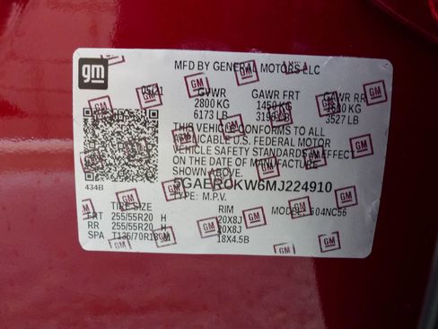 Used 2021 Buick Enclave Premium w/ Surround and Sites Package FWD image 13