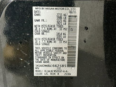 Used 2016 Nissan Pathfinder S image 32