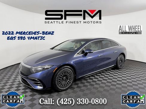 Used 2022 Mercedes-Benz EQS 580 4MATIC Sedan image 1