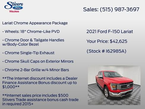 Certified 2021 Ford F150 Lariat w/ Max Trailer Tow Package image 20