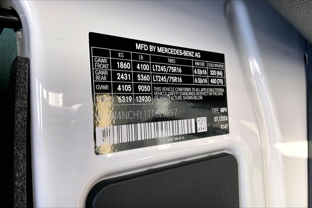 New 2026 Mercedes-Benz Sprinter 2500 image 12
