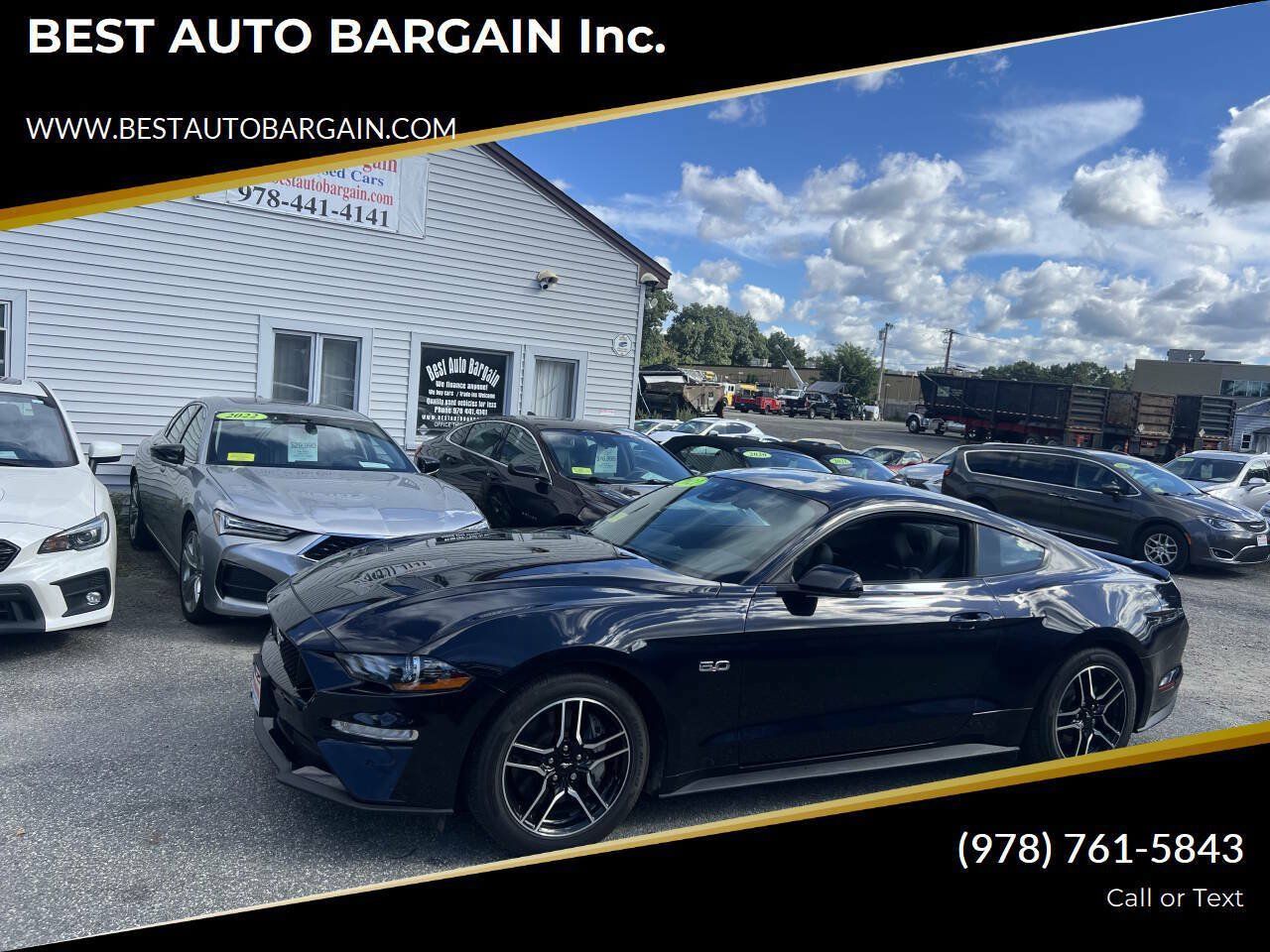 Used 2021 Ford Mustang GT Premium w/ Equipment Group 401A RWD image 1