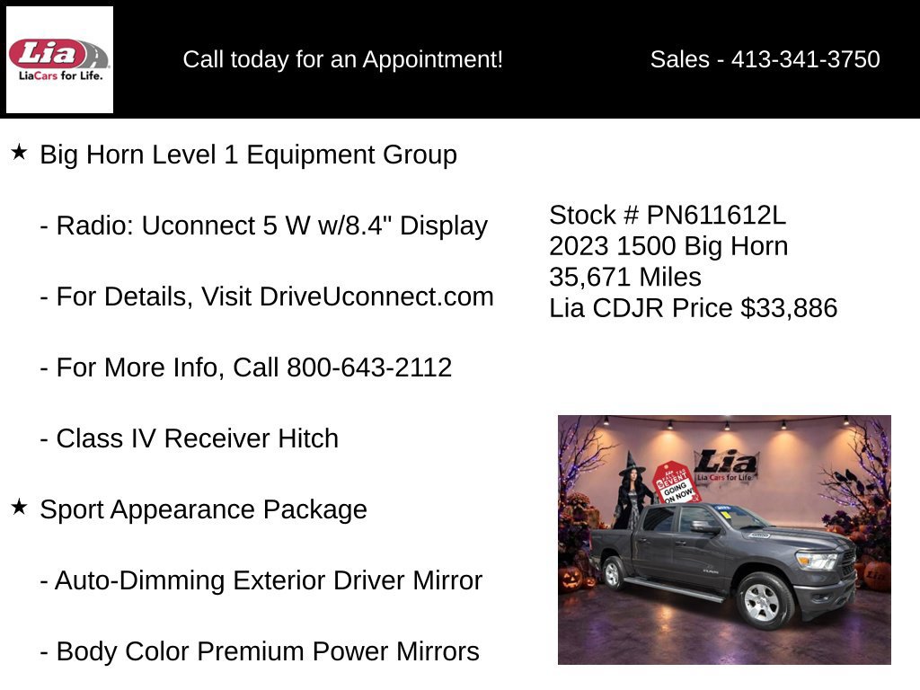 Certified 2023 RAM 1500 Big Horn AWD/4WD image 26