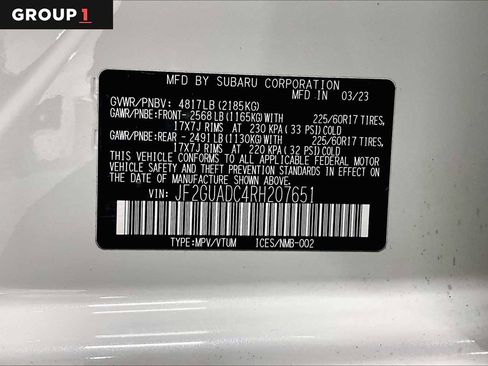 Certified 2024 Subaru Crosstrek 2.0i Premium image 33