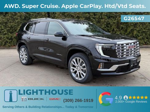 New 2026 GMC Acadia Denali w/ Super Cruise Package AWD/4WD image 1