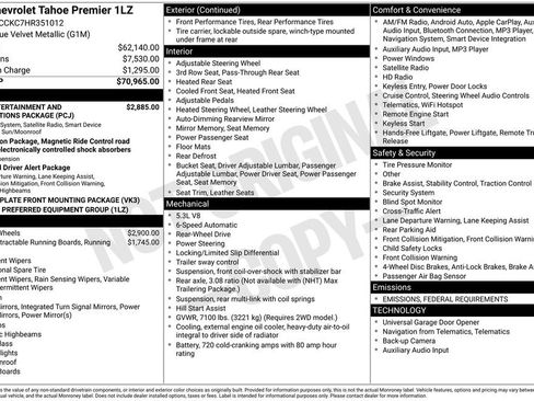 Used 2017 Chevrolet Tahoe Premier image 59