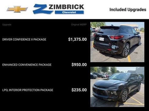 Certified 2023 Chevrolet Blazer RS w/ Driver Confidence II Package image 14